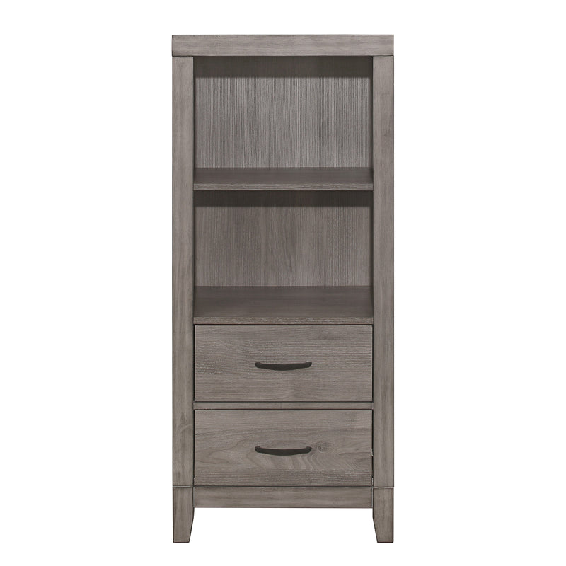 Woodrow Brownish Gray Pier/Tower Nightstand