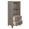 Woodrow Brownish Gray Pier/Tower Nightstand