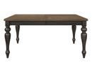 Hilara Espresso/Brown Extendable Dining Table