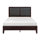 Edina Espresso Upholstered Panel Youth Bedroom Set