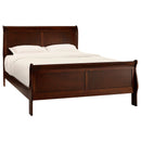 Mayville Brown Cherry Sleigh Youth Bedroom Set