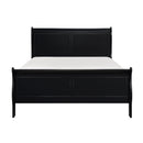 Mayville Black Sleigh Bedroom Set