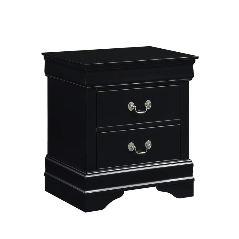 Mayville Black Sleigh Bedroom Set