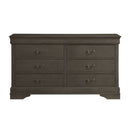 Mayville Stained Gray Sleigh Bedroom Set