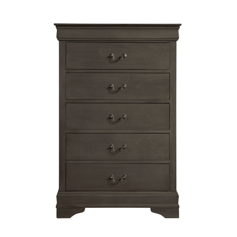 Mayville Stained Gray Sleigh Bedroom Set