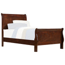 Mayville Brown Cherry Sleigh Youth Bedroom Set