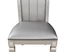 Klina Silver Champagne Dining Chair, Set of 2