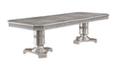 Klina Silver Champagne Double Pedestal Dining Table