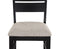 Mathis Black/Gray Dining Chair, Set of 2