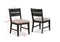 Mathis Black/Gray Dining Chair, Set of 2