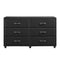 Lorenzi Black Upholstered Platform Youth Bedroom Set