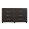 Lorenzi Dark Brown Upholstered Platform Youth Bedroom Set