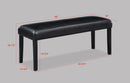 Tanner Black Dining Bench