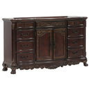 Deryn Park Cherry Sleigh Bedroom Set