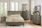 Cotterill Gray Upholstered Panel Bedroom Set