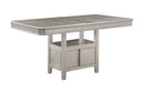 Klina Silver Champagne Counter Height Dining Set