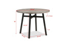 Mathis Black/Gray Counter Height Table