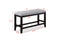 Frey Black/Gray Counter Height Dining Bench