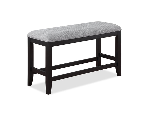 Frey Black/Gray Counter Height Dining Bench