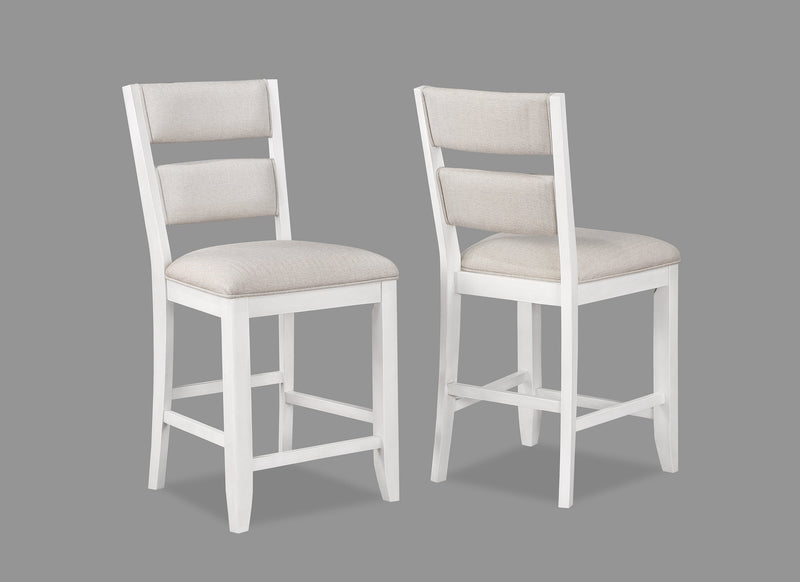 Wendy White Counter Height Dining Set