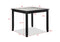 Salvador Black/White 5-Piece Counter Height Dining Set