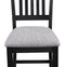 Buford Charcoal Black/Light Gray Counter Height Chair, Set of 2