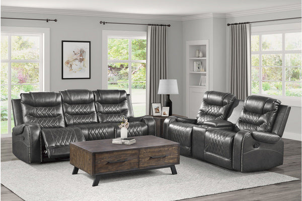 Putnam Gray Reclining Living Room Set