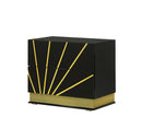 B58 Zenia Black/Gold Bedroom Set