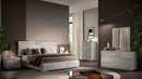 Infinity Italain Collection (Grey) Bedroom Set