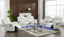 S2021 Lucky Charm (White) Reclining Living Room Set