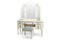 3-Piece Highland Park Vanity Set, Cathedral White (Vanity Desk, Tri-fold Mirror and Bench)