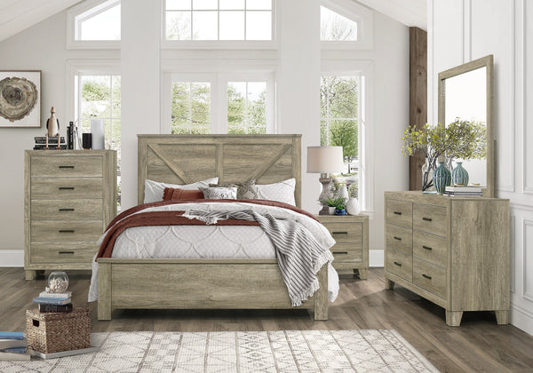 Avenue Rustic Panel Bedroom Set