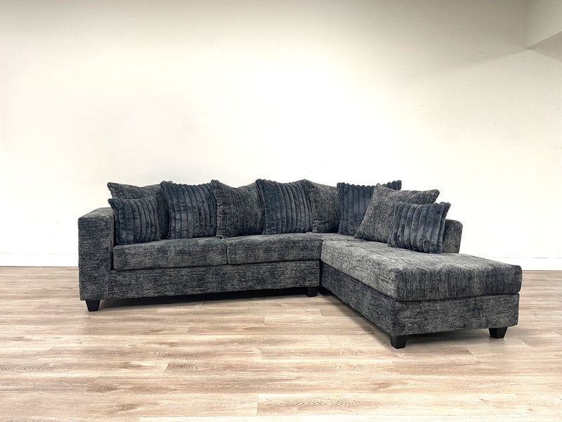 410 Charcoal Gray Sectional