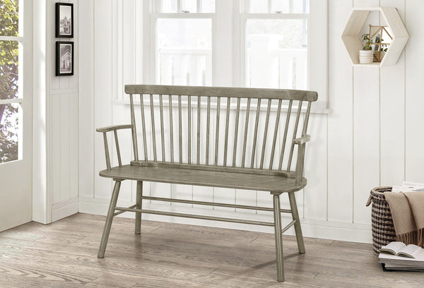 Jerimiah Spindleback Gray Bench