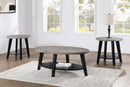 Mathis Gray/Black 3-Piece Coffee Table Set