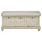 Woodwell Antique White Lift Top Storage Bench