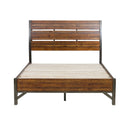 Holverson Rustic Brown Platform Bedroom Set