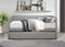 Adra Gray Twin Daybed with Trundle