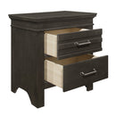 Blaire Farm Charcoal Gray Panel Bedroom Set