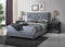 Danzy Gray King Upholstered Panel Bed