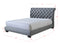 Carly Gray King Upholstered Platform Bed