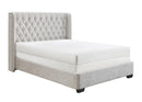 Daphne Ivory Boucle Queen Upholstered Panel Bed