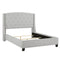 Eva Dove Gray King Upholstered Bed