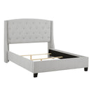 Eva Dove Gray Queen Upholstered Bed