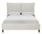 Violet Whote Dove King Upholstered Bed