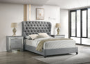 Linda Gray King Upholstered Panel Bed