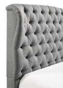 Linda Gray King Upholstered Panel Bed