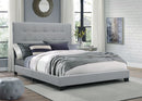 Florence Gray Queen Upholstered Bed