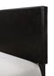 Erin Black PU Leather King Upholstered Bed