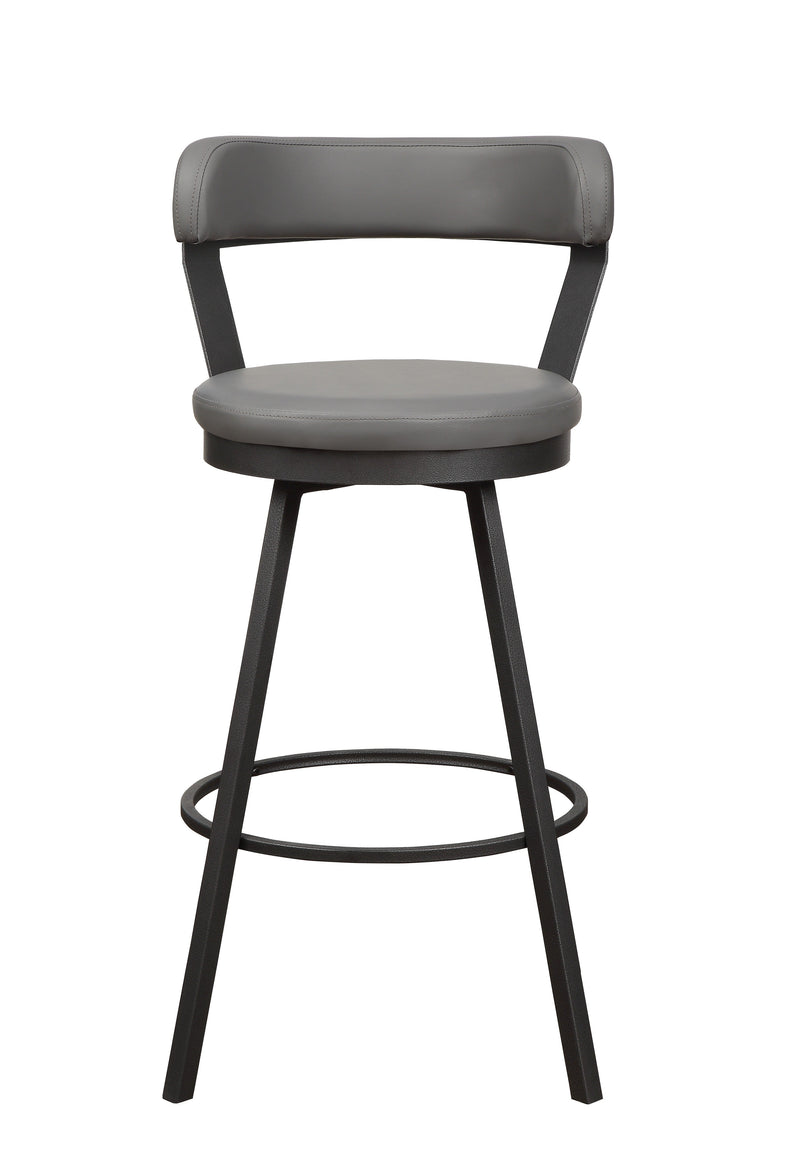 Appert Gray/Dark Gray Swivel Pub Height Chair, Set of 2